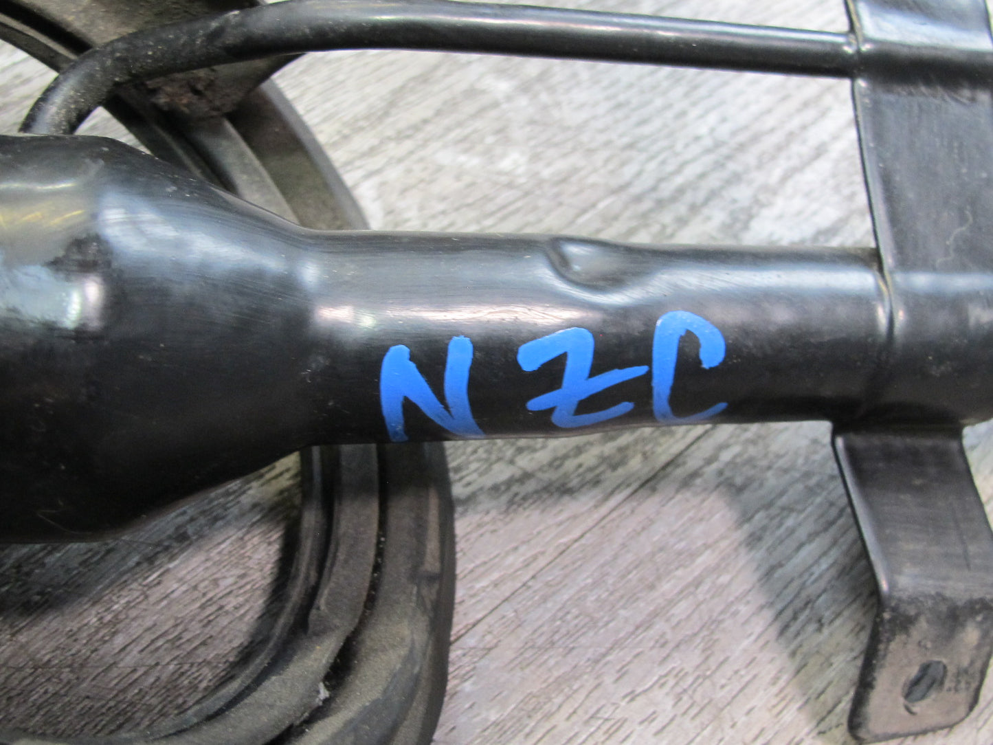 04-06 Nissan 350Z Convertible VQ35DE Fuel Filler Neck w Shield & Hose Set OEM