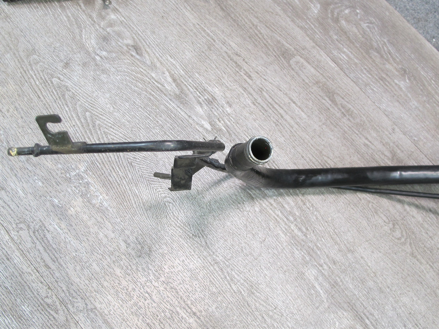 04-06 Nissan 350Z Convertible VQ35DE Fuel Filler Neck w Shield & Hose Set OEM