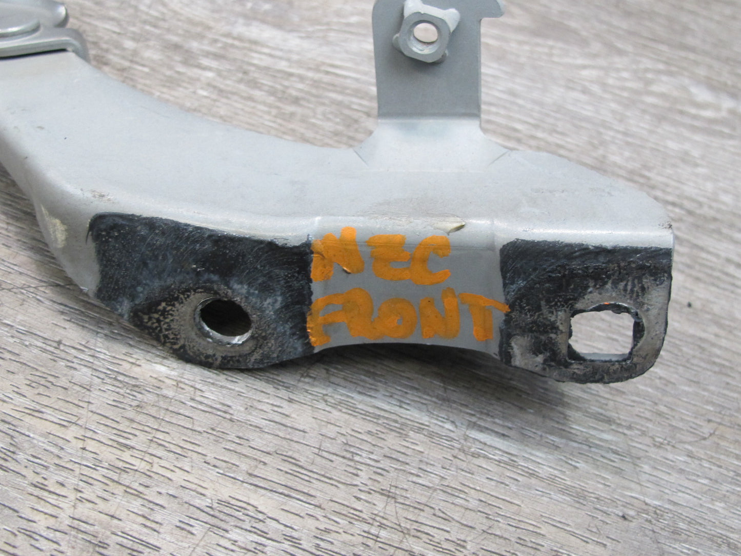 04-09 Nissan 350Z Z33 Front Hood Left & Right Hinge Set Silver OEM
