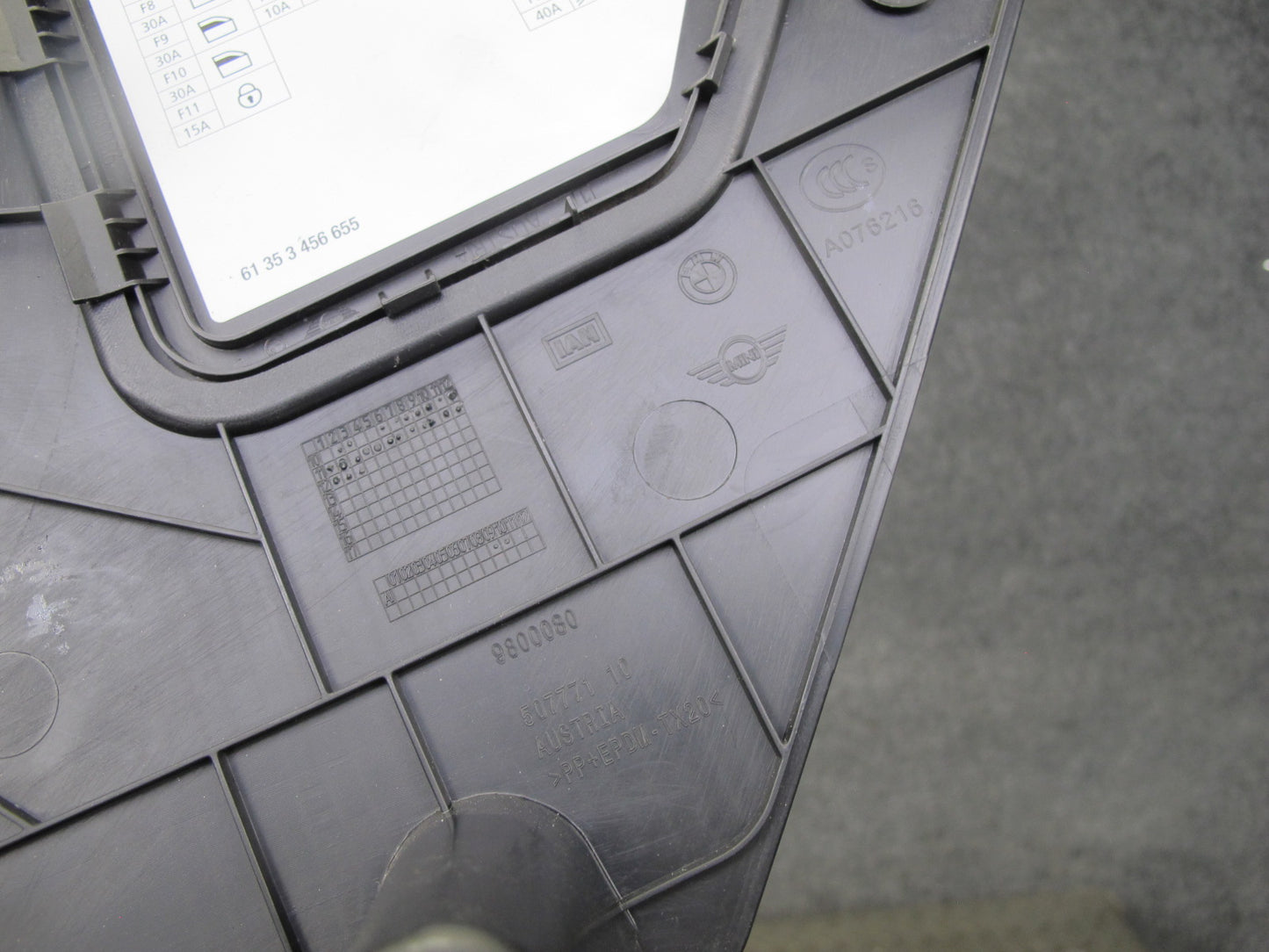 11-16 Mini Cooper R60 R61 Set of 2 Front Left Right Kick Trim Cover Panel OEM