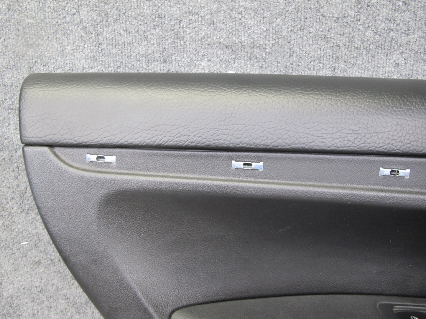 2009-2010 Porsche Cayenne 957 Rear Right & Left Side Door Panel Cover Black Set