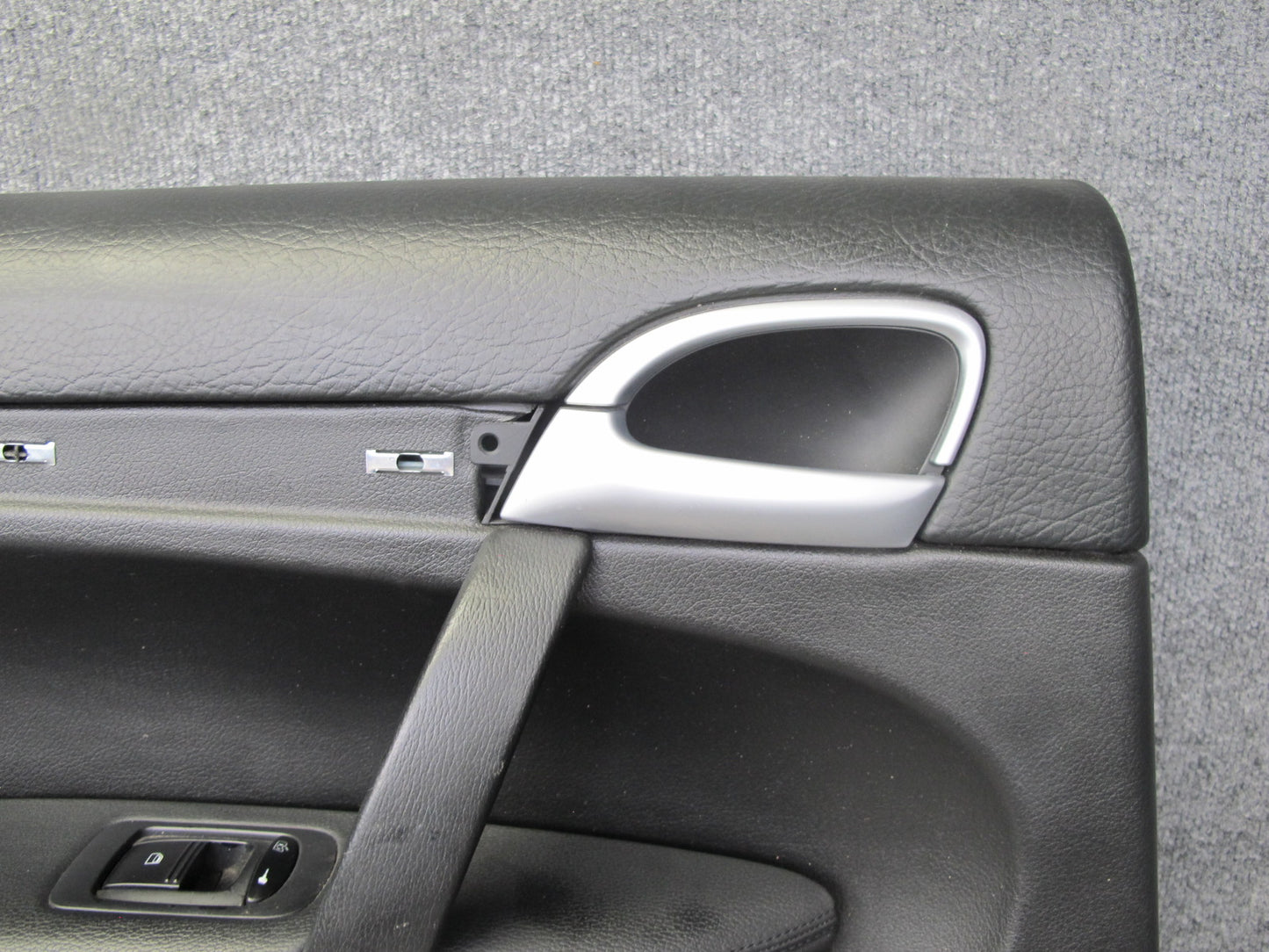 2009-2010 Porsche Cayenne 957 Rear Right & Left Side Door Panel Cover Black Set
