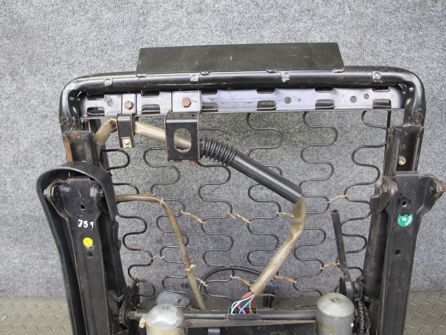 1983-1984 Porsche 928 S Front Right Passenger Side Seat Track Frame W/ Motor