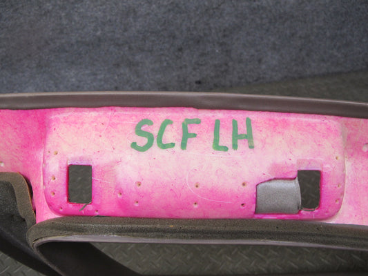 92-00 Lexus SC300 SC400 UZZ30 Set of 2 Rear Quarter Window Trim Panel Brown OEM