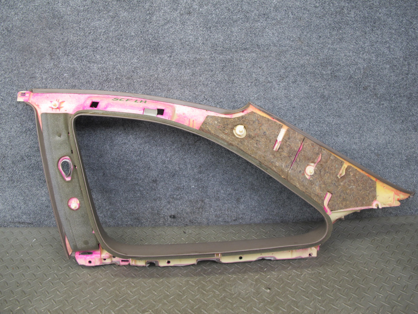 92-00 Lexus SC300 SC400 UZZ30 Set of 2 Rear Quarter Window Trim Panel Brown OEM