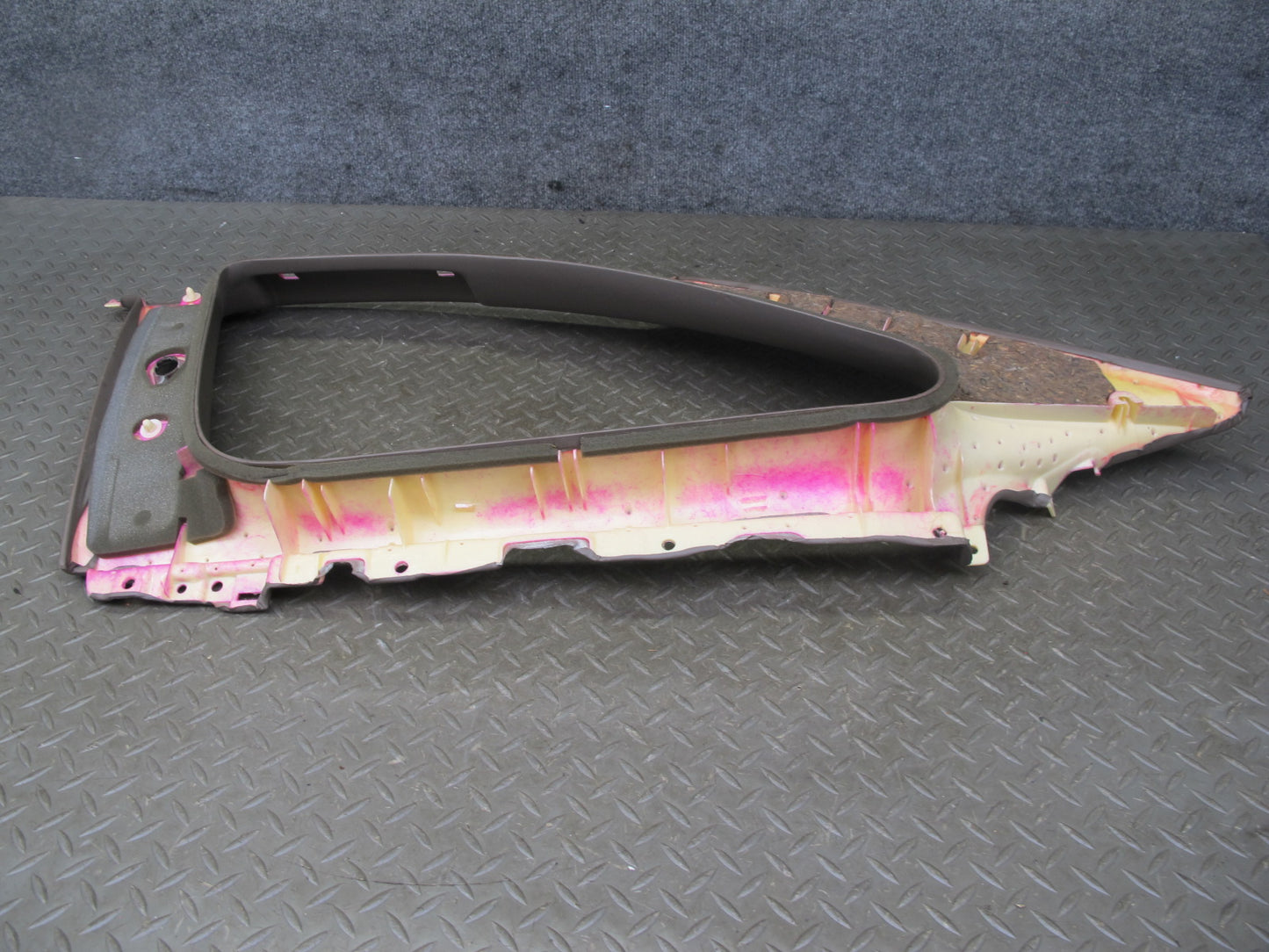 92-00 Lexus SC300 SC400 UZZ30 Set of 2 Rear Quarter Window Trim Panel Brown OEM
