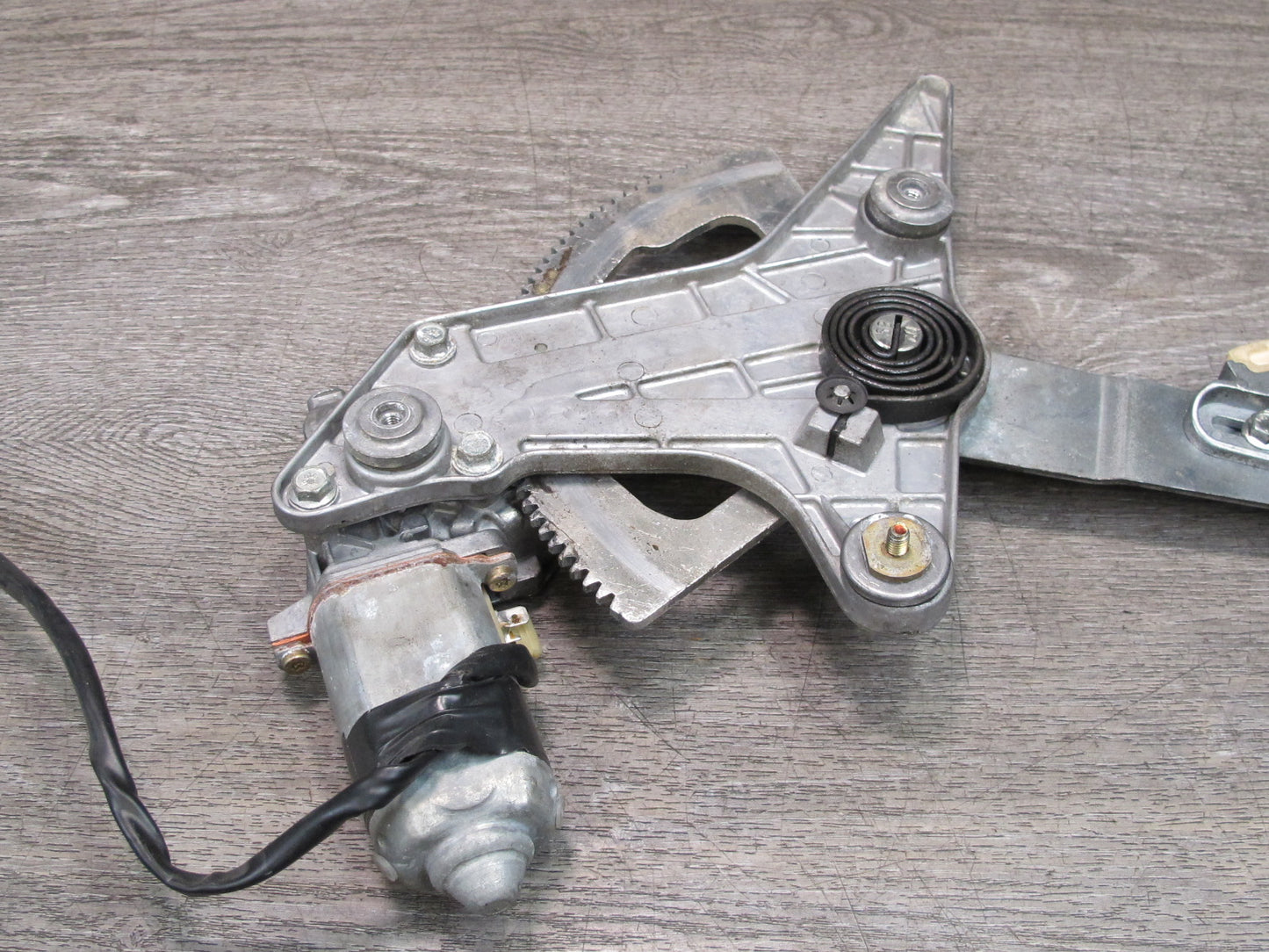 86-91 Mercedes W126 Rear Right Door Window Regulator w Motor OEM