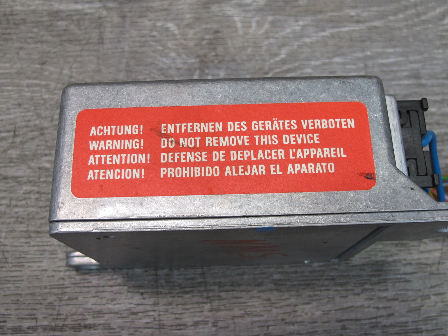 86-91 MERCEDES W126 560SEL 560SEC SRS AIRBAG CONTROL MODULE UNIT 0038207410 OEM