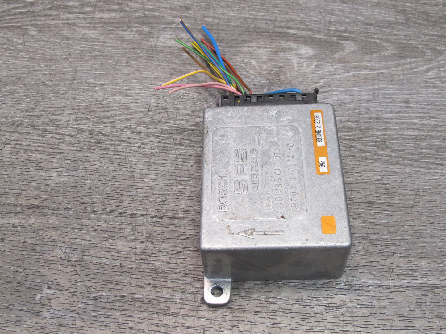86-91 MERCEDES W126 560SEL 560SEC SRS AIRBAG CONTROL MODULE UNIT 0038207410 OEM