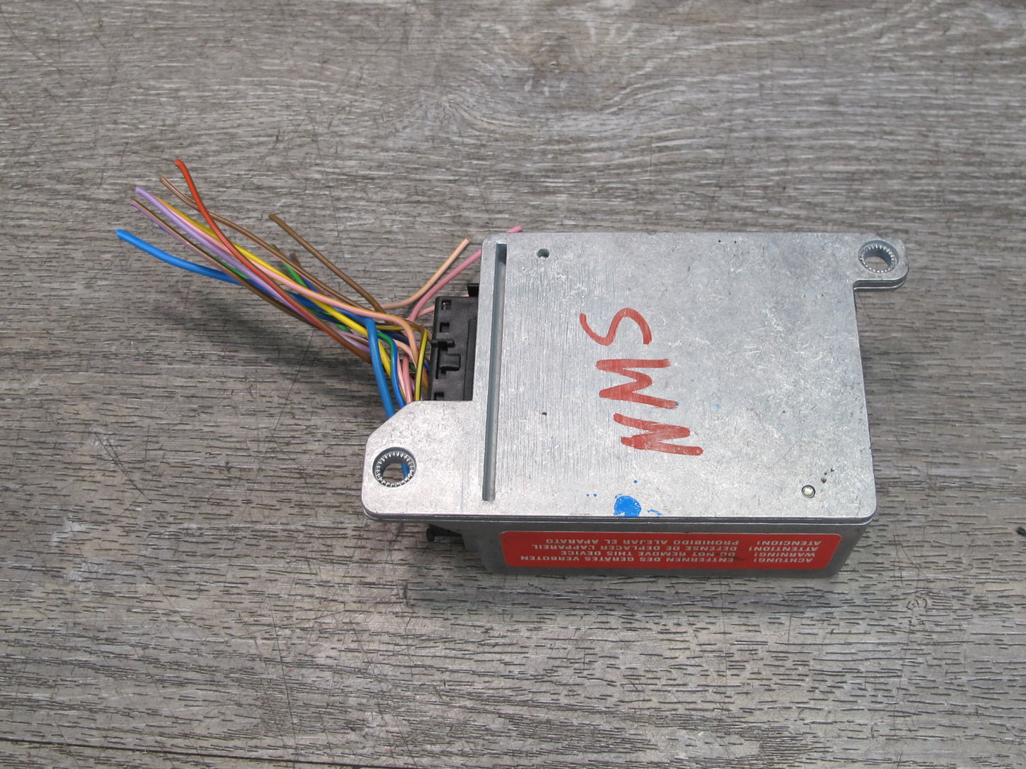 86-91 MERCEDES W126 560SEL 560SEC SRS AIRBAG CONTROL MODULE UNIT 0038207410 OEM