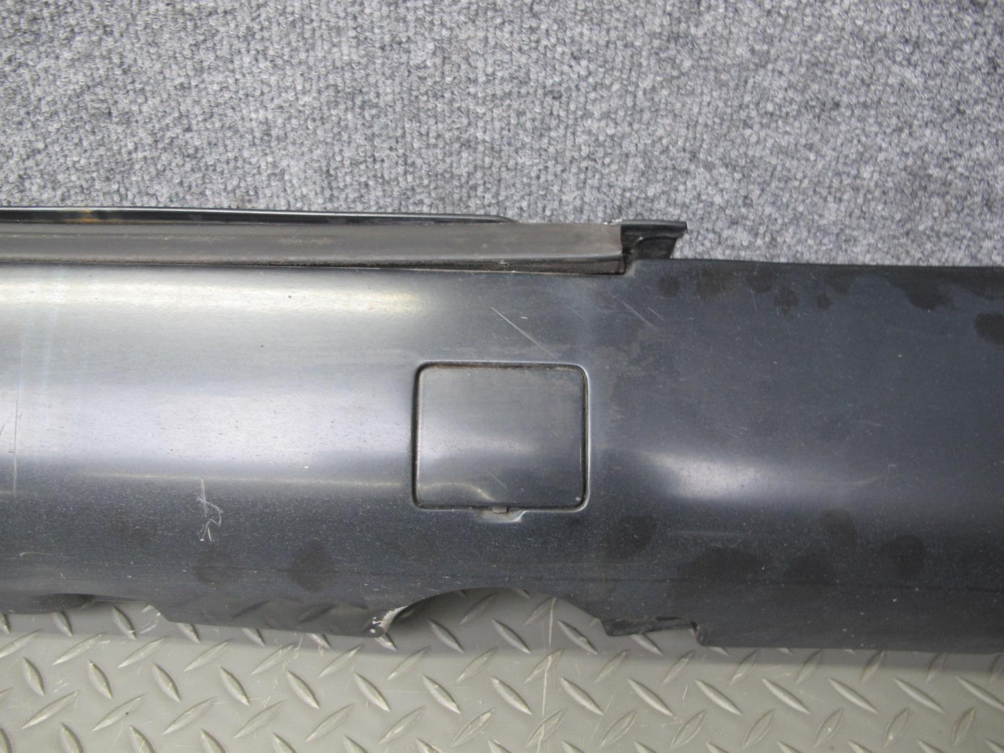 94-99 Mercedes W140 Sedan Right Side Skirt Rocker Panel Molding Black OEM