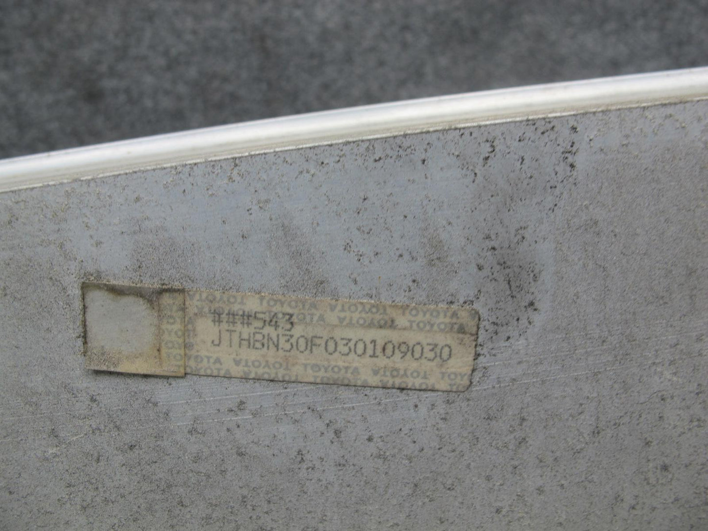 01-06 Lexus LS430 UCF30L Rear Bumper Impact Reinforcement Bar OEM