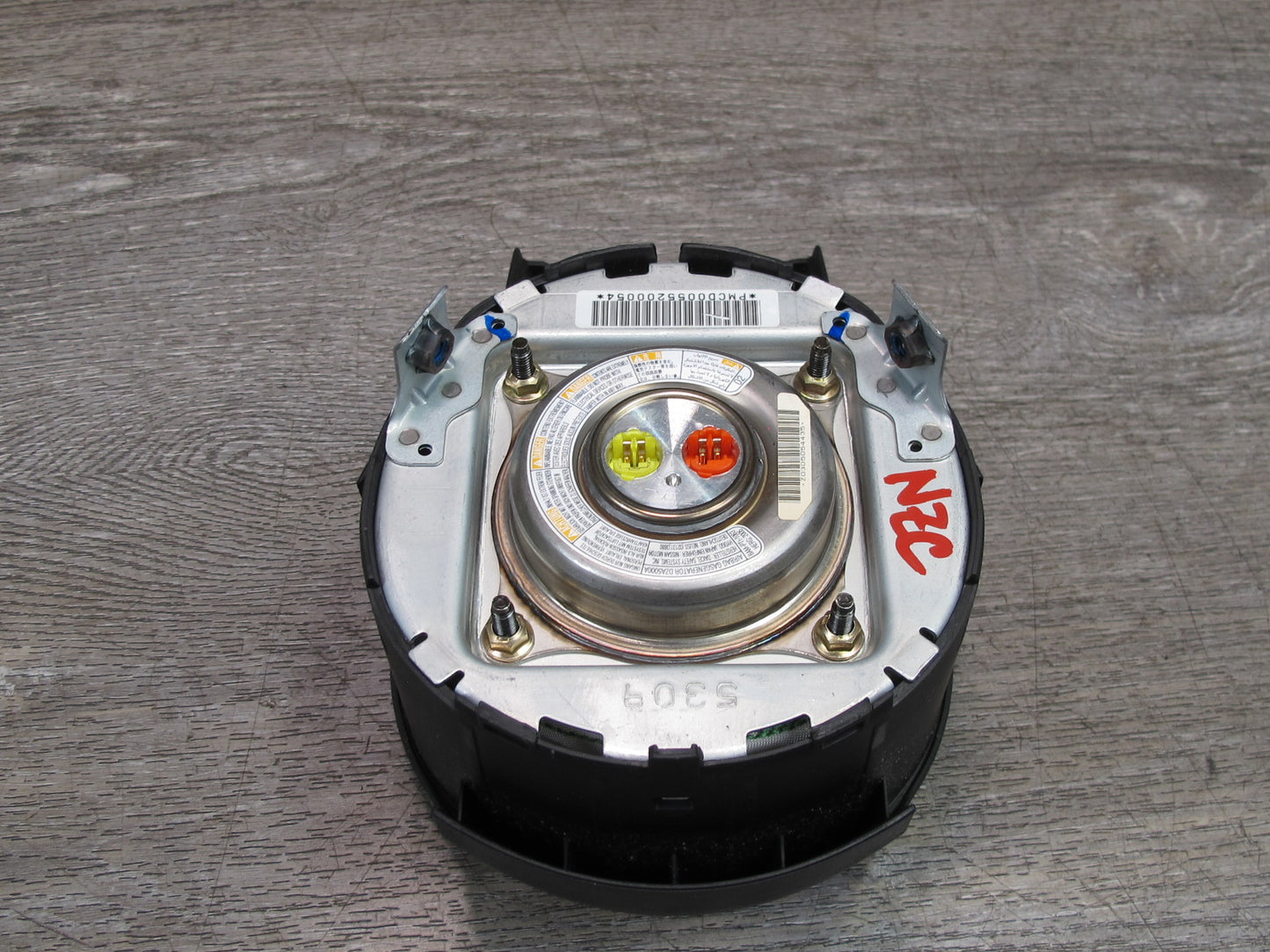 04-06 NISSAN 350Z Z33 FRONT LEFT DRIVER SIDE STEERING WHEEL SRS AIRBAG OEM