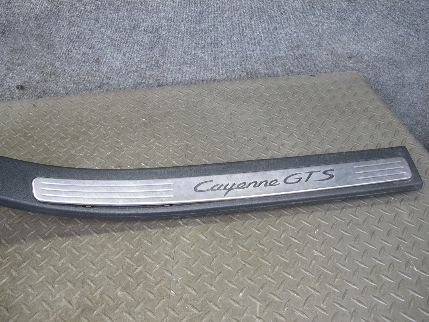 08-10 Porsche Cayenne 957 GTS Right Left Door Sill Scuff Trim Cover Panel Set