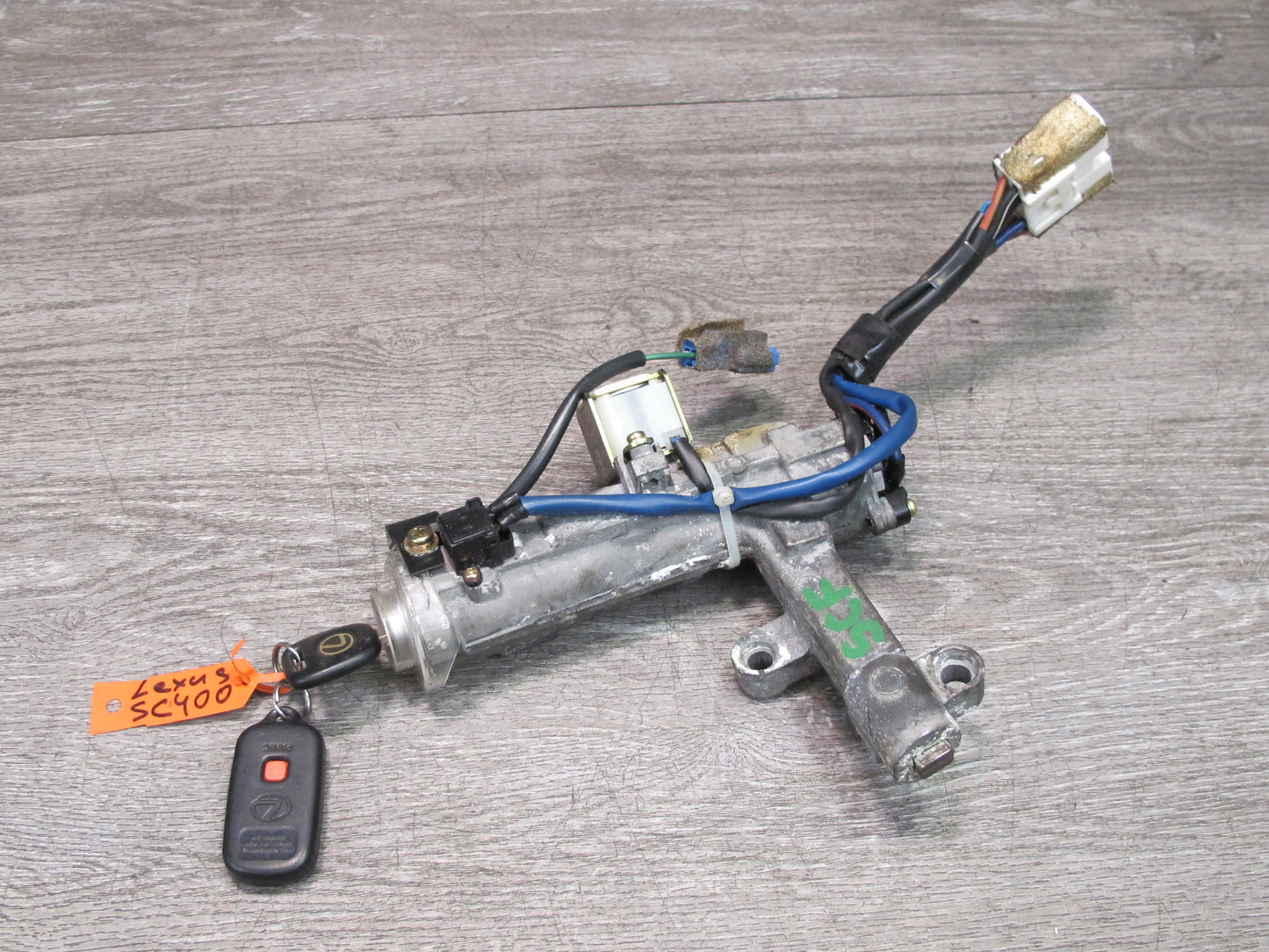 1996 Lexus UZZ30L SC400 1UZFE Engine ECU ECM Ignition Switch Lock KEY Set OEM