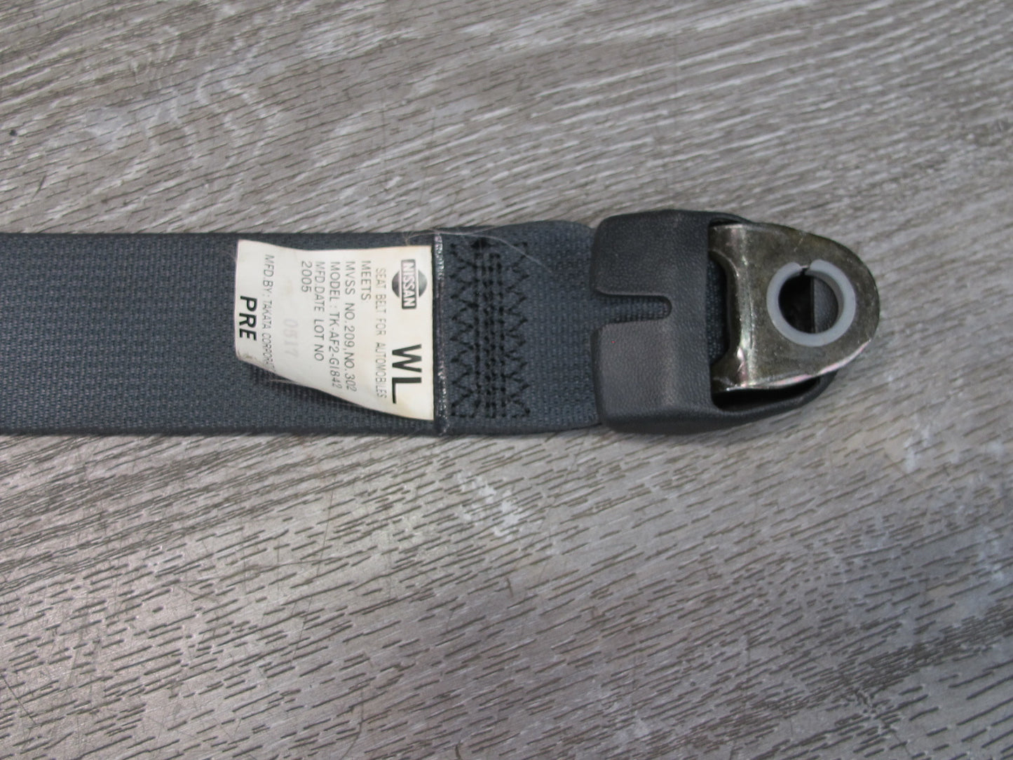 03-06 NISSAN 350Z Z33 FRONT LEFT & RIGHT SIDE SEATBELT RETRACTOR SET OEM