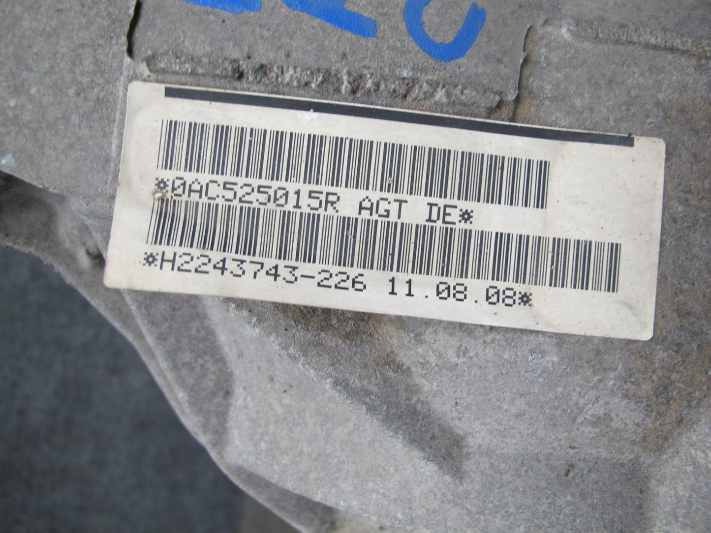 2008-2010 Porsche Cayenne 957 GTS Rear Differential Gear Carrier 4.1 Ratio Assy