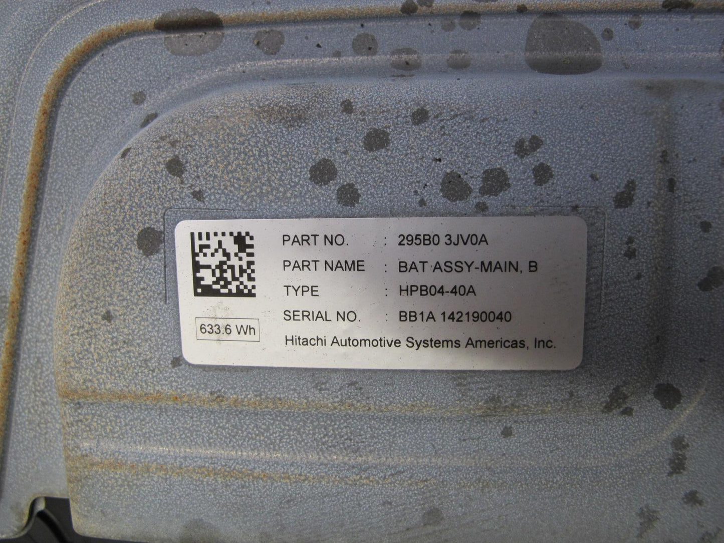 2014-2017 Infiniti QX60 Hybrid Lithium-ion Battery Pack 295B0-3JV0A