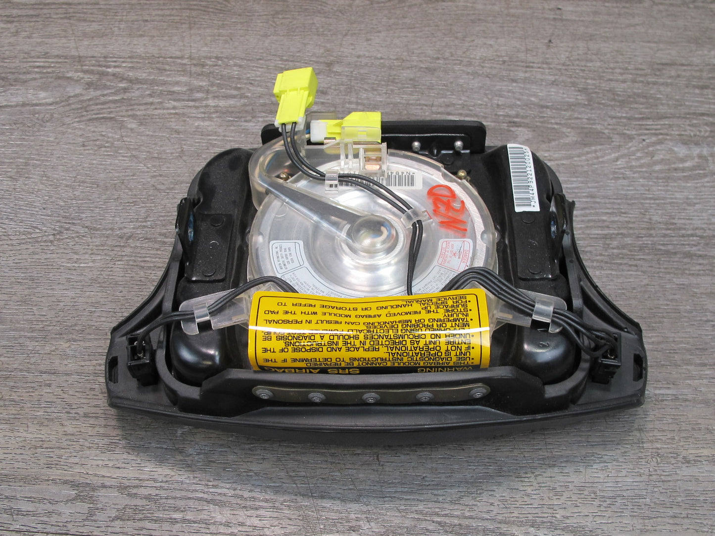 91-93 NISSAN 300ZX Z32 FRONT LEFT DRIVER SIDE STEERING WHEEL SRS AIRBAG OEM