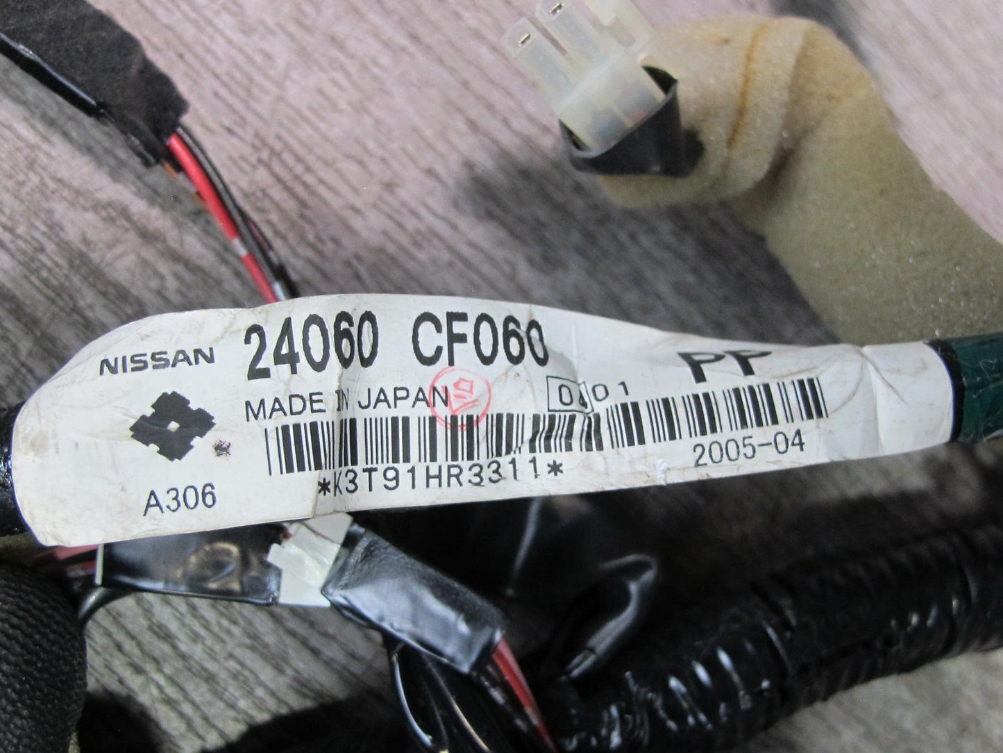 2005 Nissan 350Z Z33 Convertible VQ35DE M/T Main Dash Wire Wiring Harness OEM