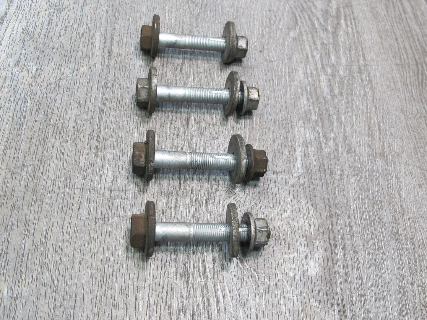 03-09 Nissan 350Z Z33 Rear Suspension Adjustment Eccentric Camber Bolt Set OEM