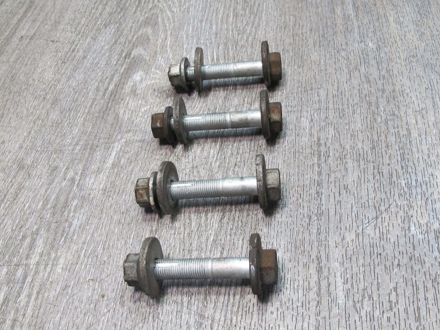 03-09 Nissan 350Z Z33 Rear Suspension Adjustment Eccentric Camber Bolt Set OEM