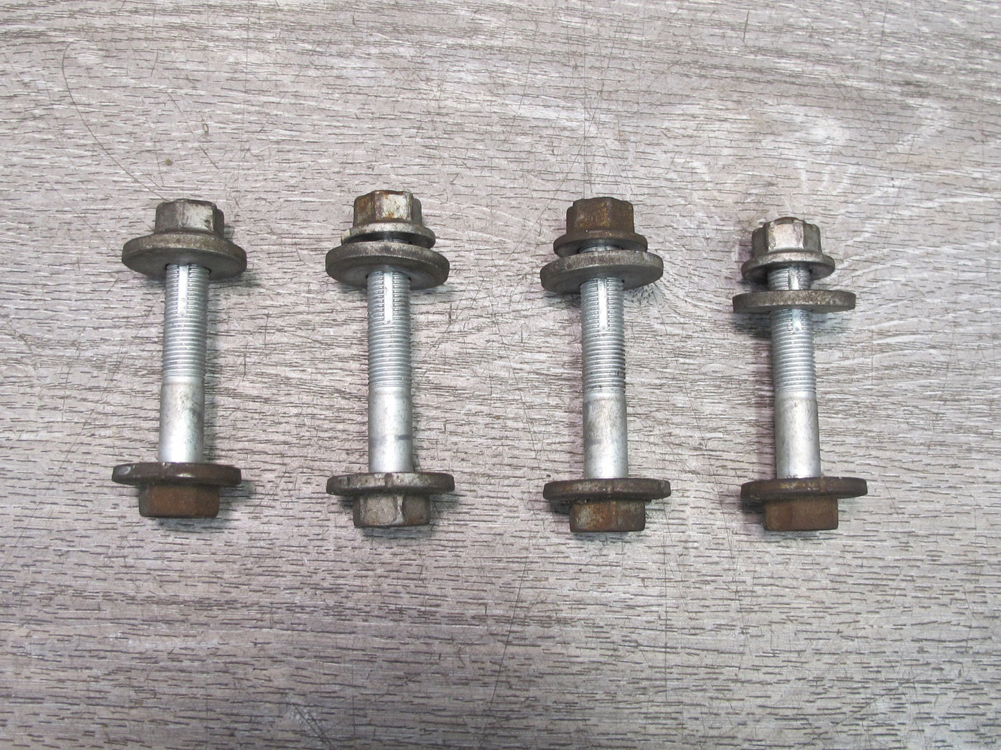 03-09 Nissan 350Z Z33 Rear Suspension Adjustment Eccentric Camber Bolt Set OEM
