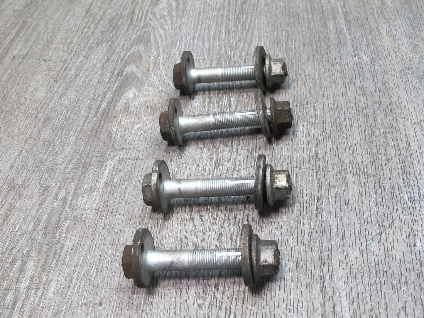 03-09 Nissan 350Z Z33 Rear Suspension Adjustment Eccentric Camber Bolt Set OEM