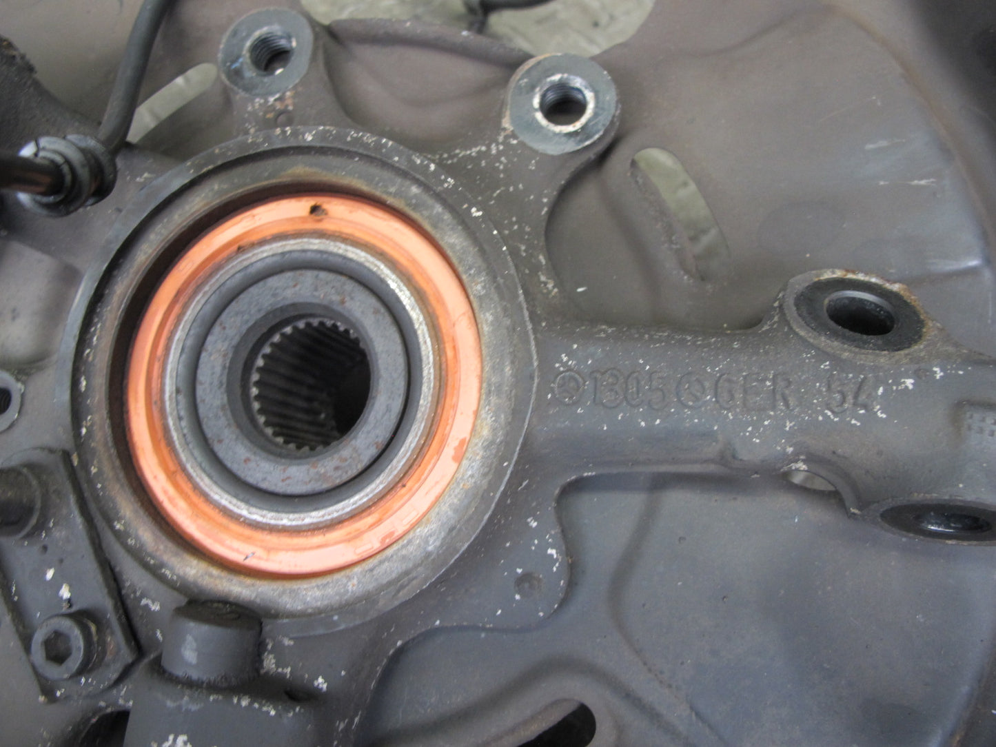 94-99 Mercedes W140 Rear Left Spindle Knuckle Wheel Hub Bearing OEM