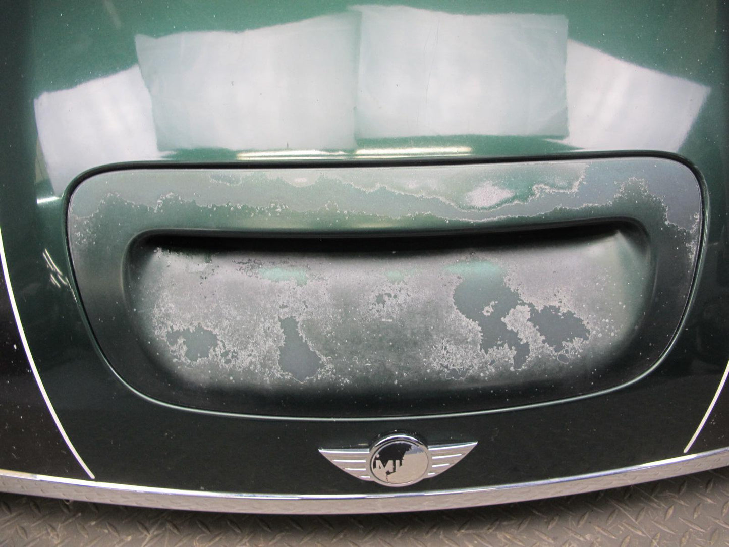 07-13 Mini Cooper R55 R56 R57 N14 N18 Front Hood Bonnet Shell Panel Green OEM