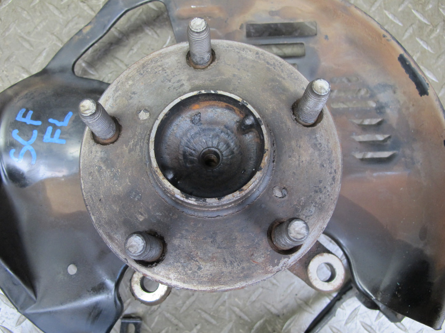 92-00 Lexus UZZ30L SC300 SC400 RWD Front Left Spindle Knuckle Wheel Hub OEM