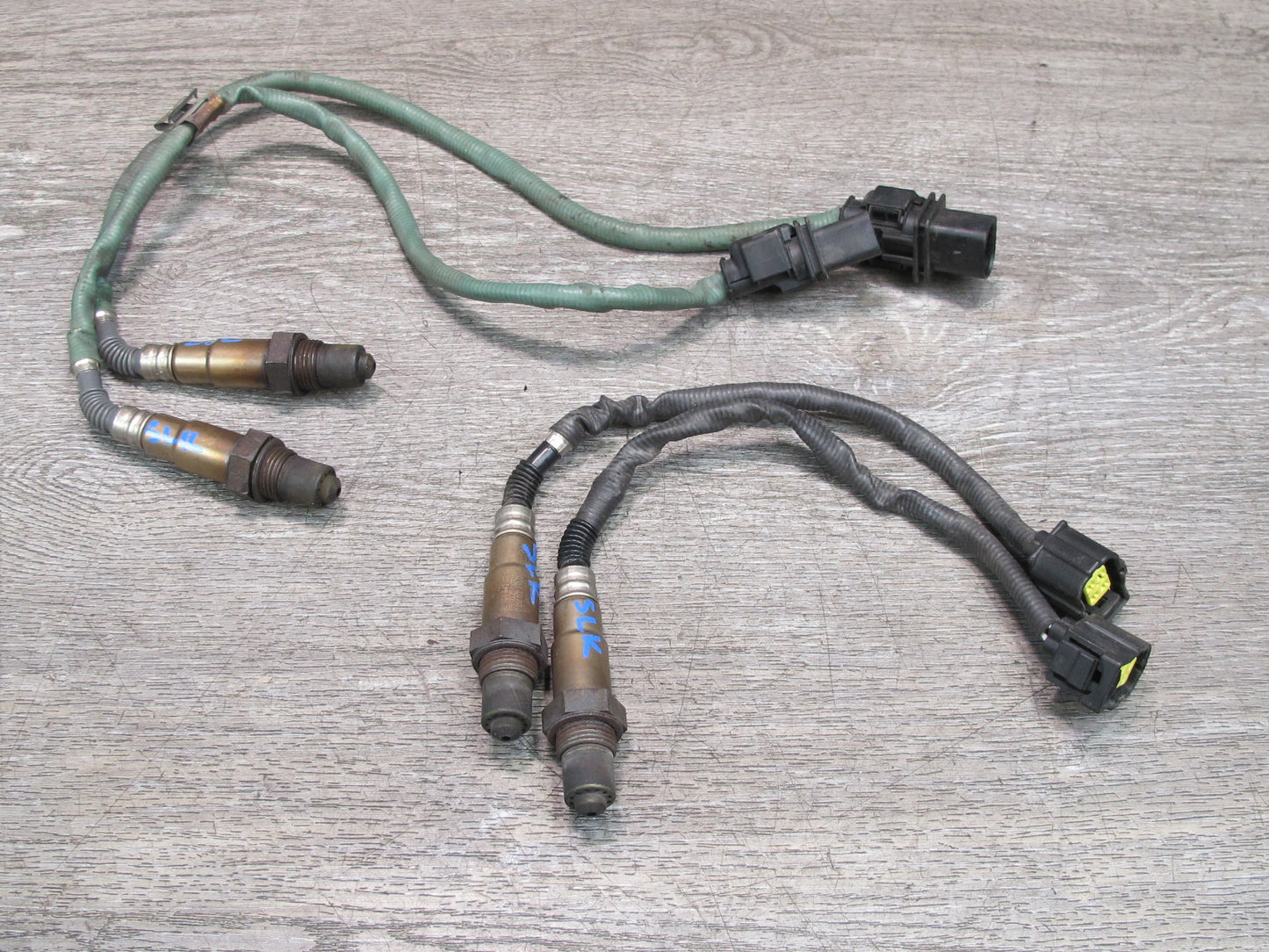 07-12 Mercedes R230 SL550 5.5L M273 Set of 4 Oxygen O2 Lambda Sensor OEM