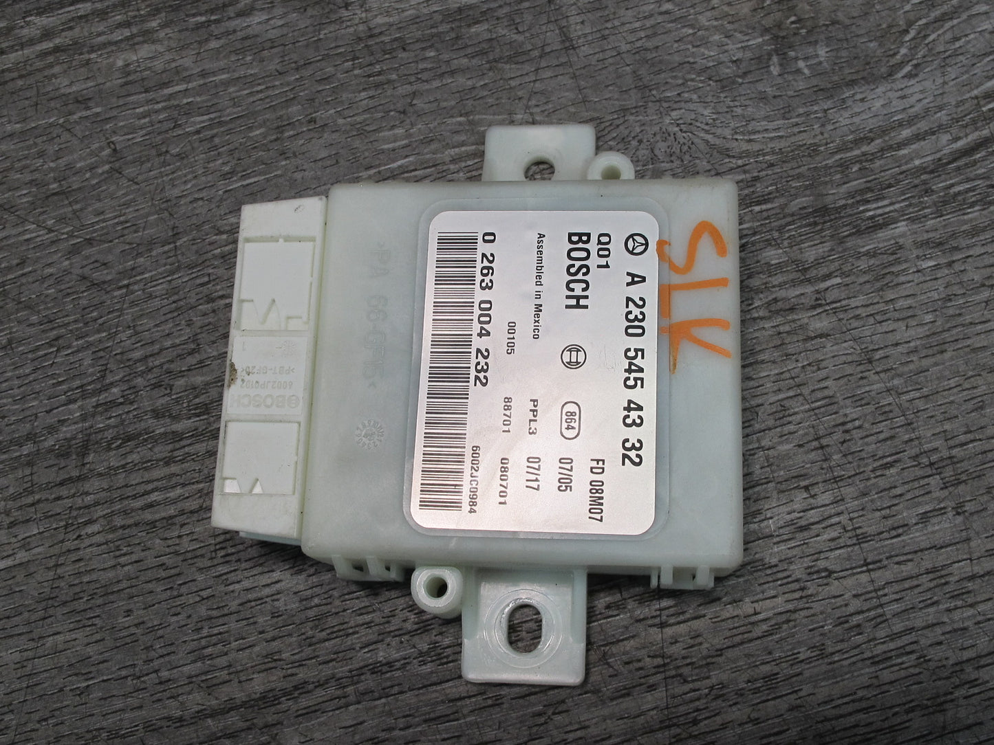 07-12 Mercedes R230 Sl-class Park Parking Assist Control Module Unit OEM