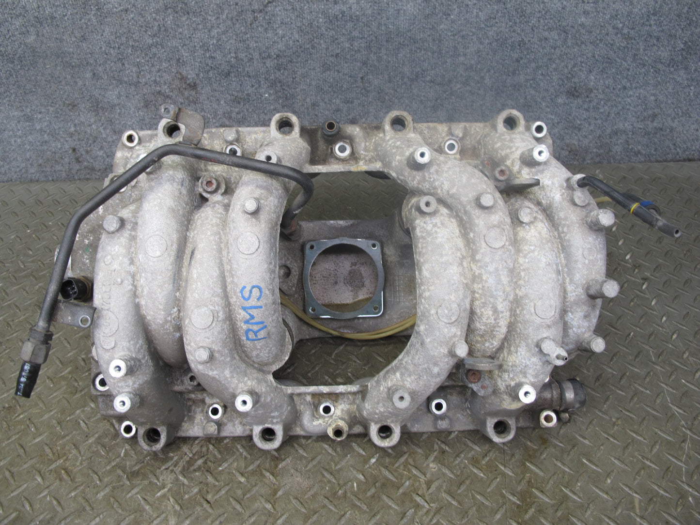 96-99 Mercedes W140 S500 M119 Upper & Lower Air Intake Manifold OEM