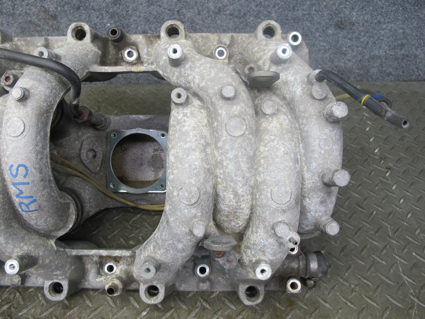 96-99 Mercedes W140 S500 M119 Upper & Lower Air Intake Manifold OEM