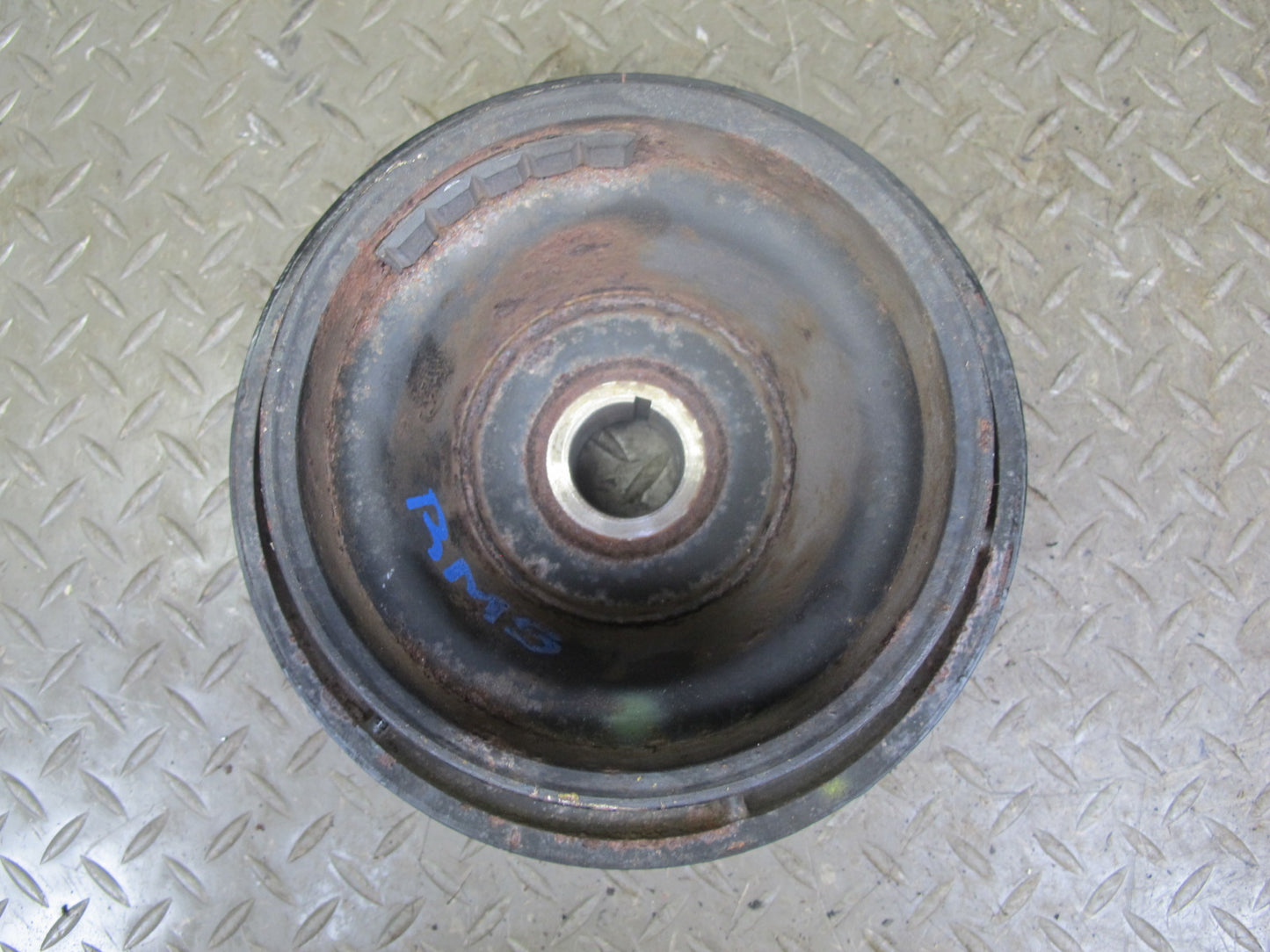 94-99 Mercedes W140 M119 Engine Crankshaft Pulley Harmonic Balancer OEM