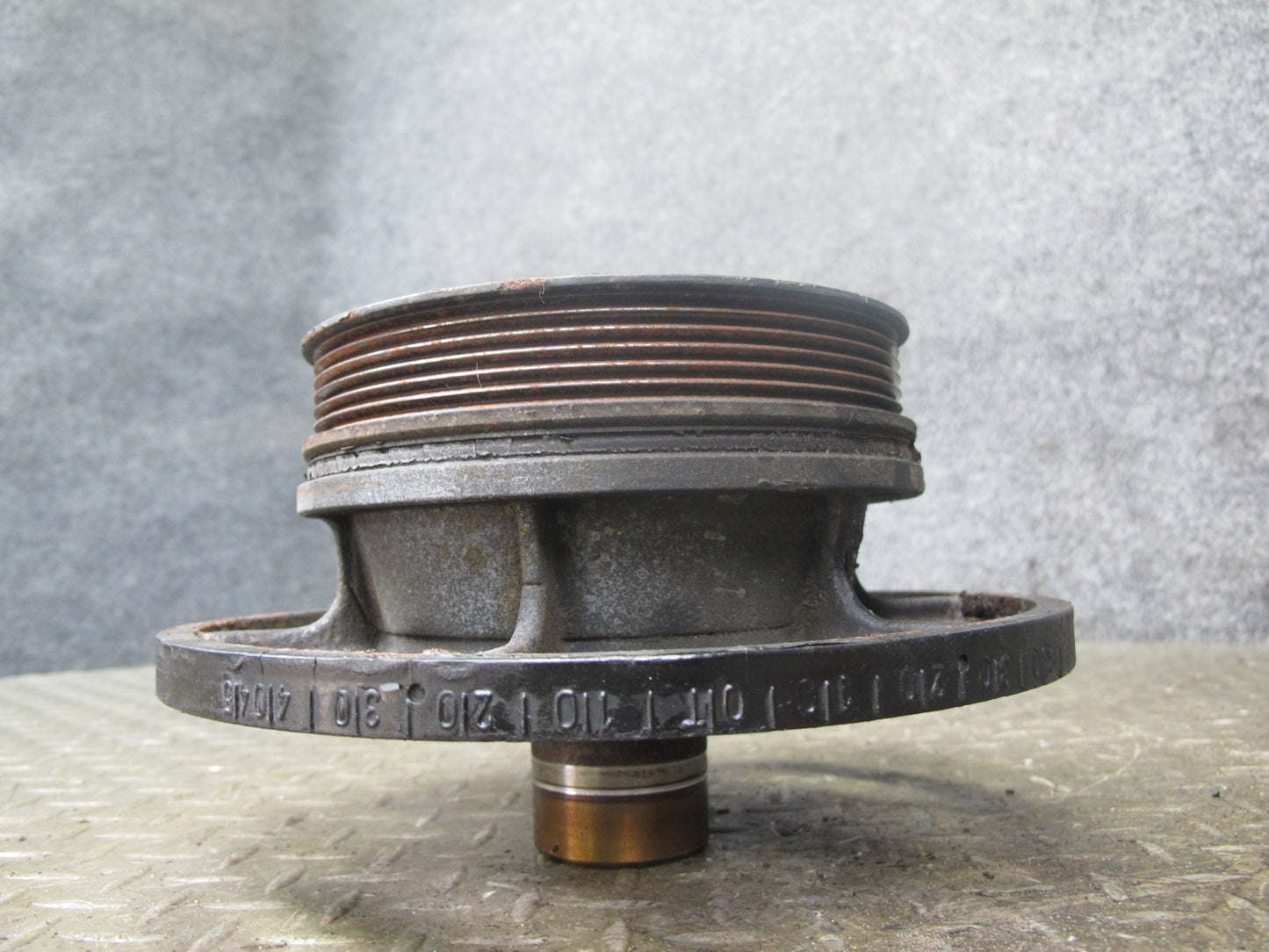 94-99 Mercedes W140 M119 Engine Crankshaft Pulley Harmonic Balancer OEM