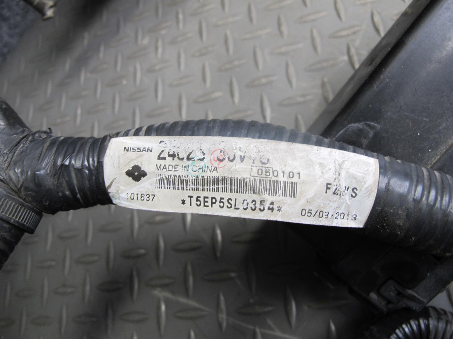 2014 Infiniti QX60 2.5L Hybrid QR25DER Engine Bay Wire Wiring Harness