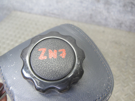 86-89 Nissan Z31 300ZX 2+0 Set of 2 Front Left & Right Leather Headrest OEM