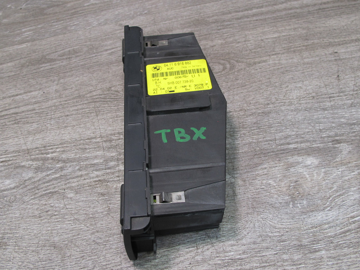 2001-2006 BMW E46 A/C Air Condition Climate Control Switch Panel 6916882