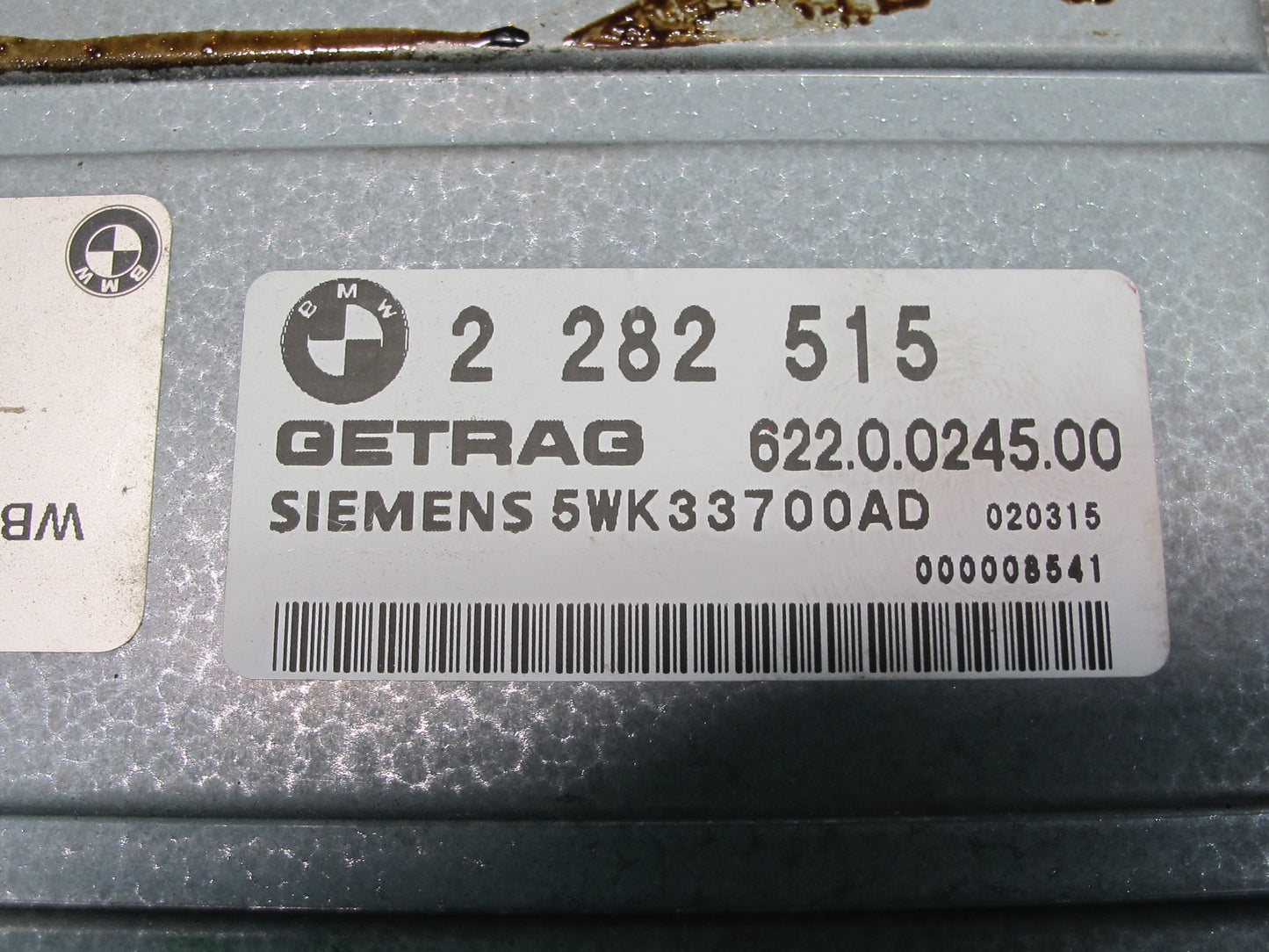 2001-2002 BMW E46 M3 SMG Transmission ECU Control Module TCM TCU 2282515