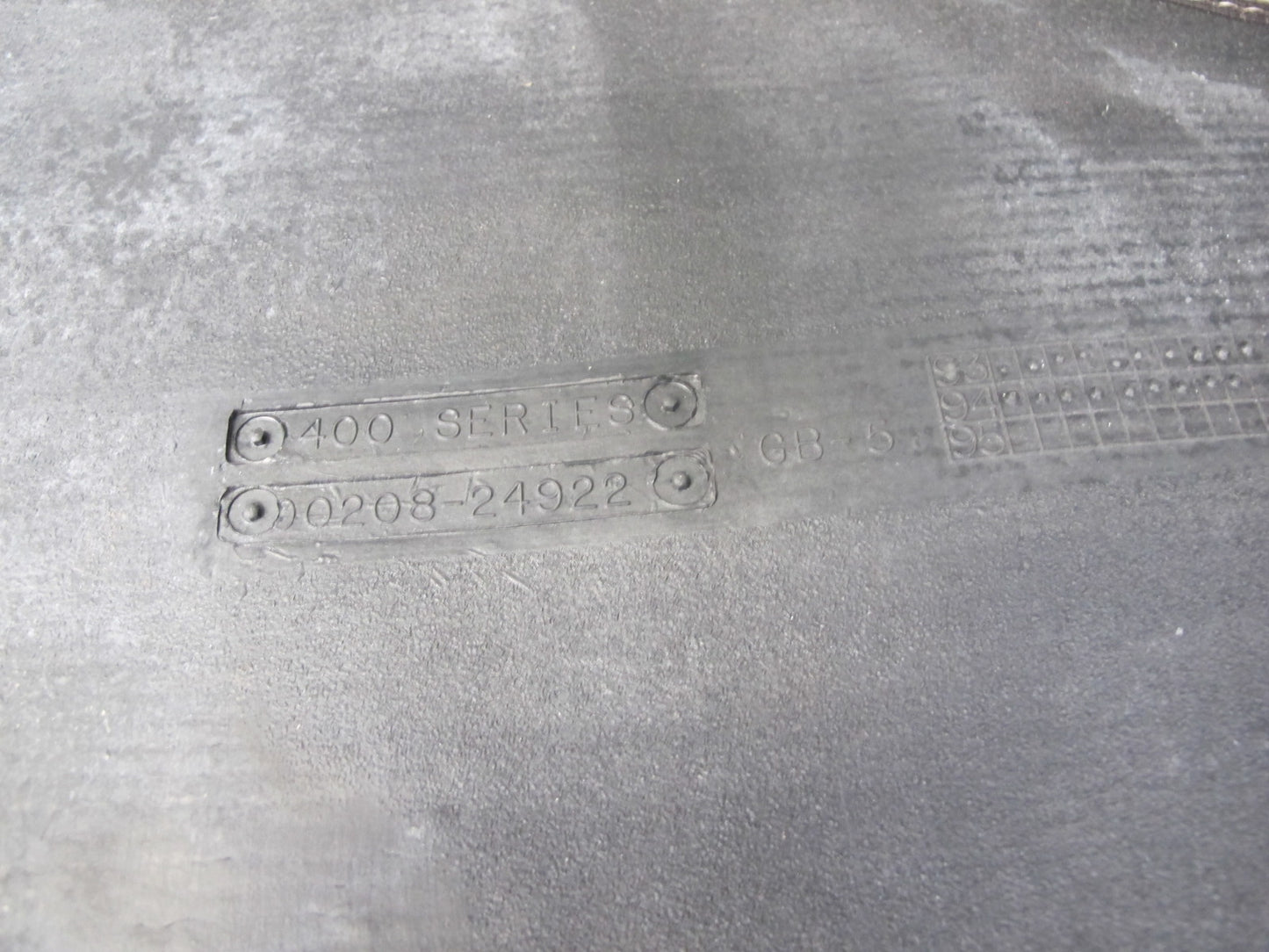 92-00 Lexus UZZ30L SC300 SC400 Rear Trunk Floor MAT Carpet Cover Gray OEM
