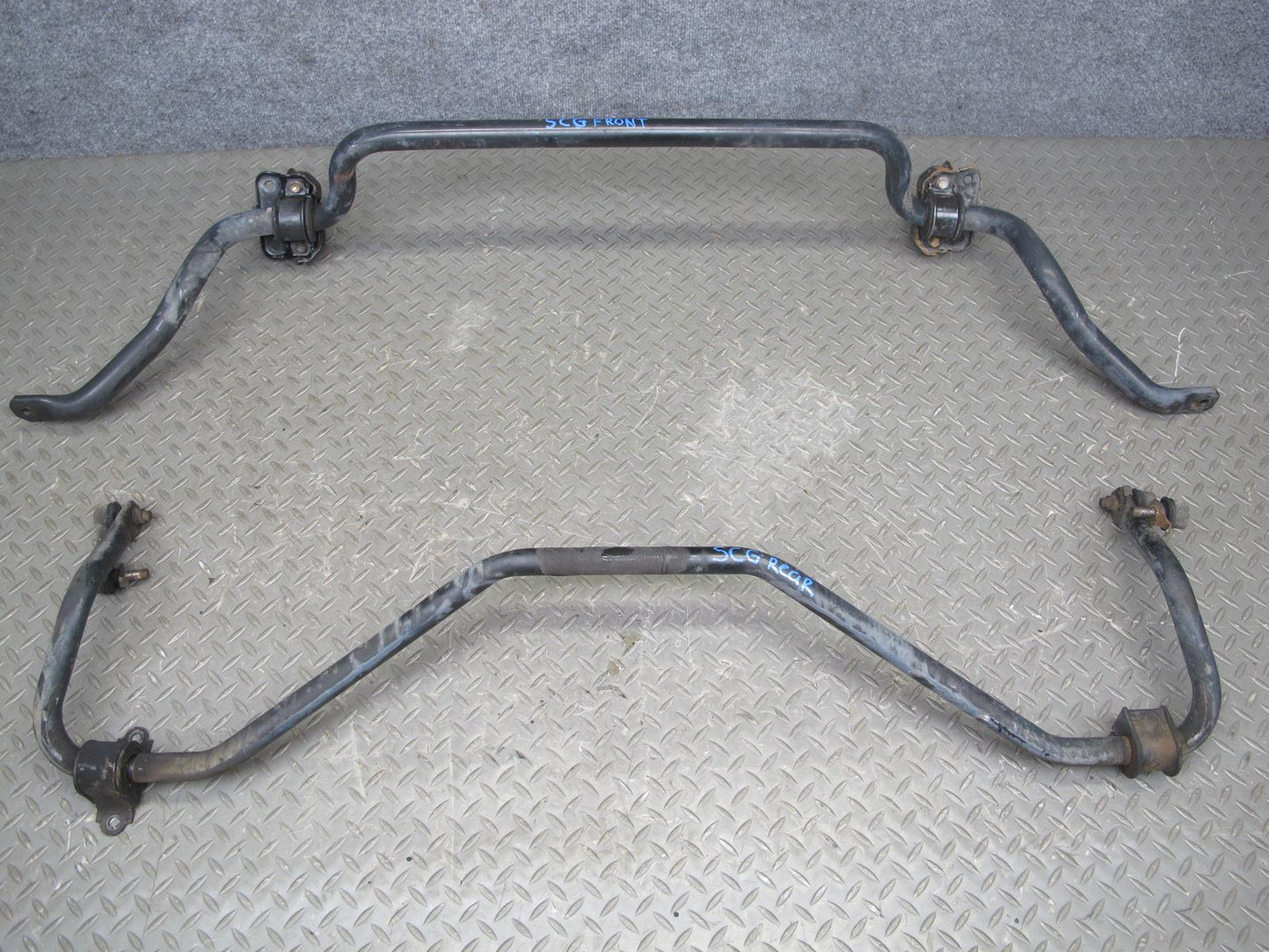 95-96 Lexus UZZ30L SC300 SC400 Front & Rear Stabilizer Sway Bar w Links Set OEM