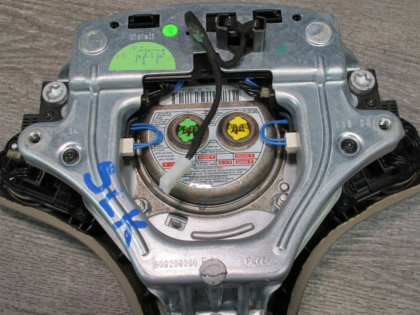 09-12 MERCEDES R230 SL550 FRONT LEFT DRIVER SIDE STEERING WHEEL SRS AIRBAG OEM