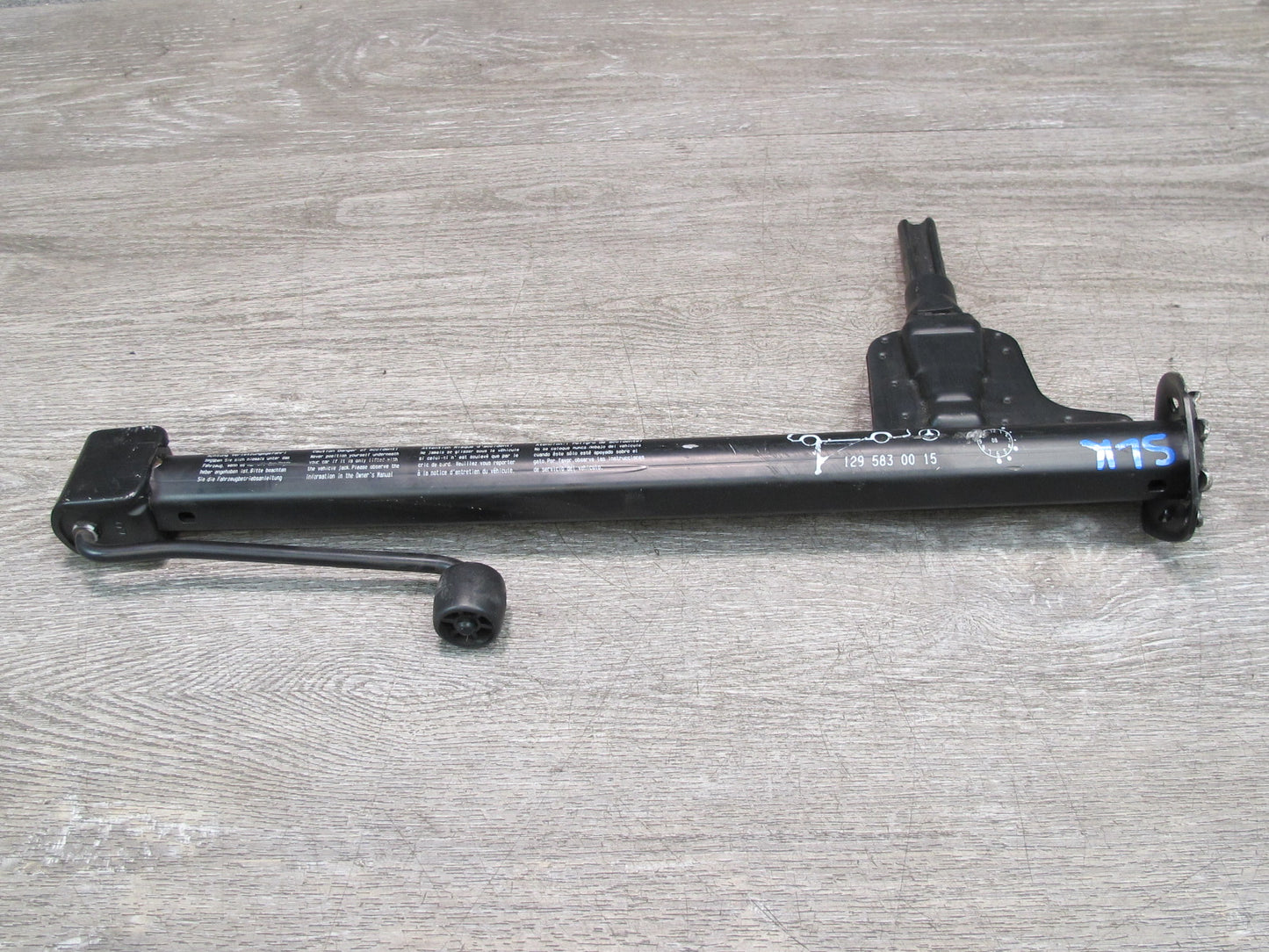 03-12 Mercedes R230 Sl-class Emergency Spare Tire Lift Jack & Wrench Set OEM