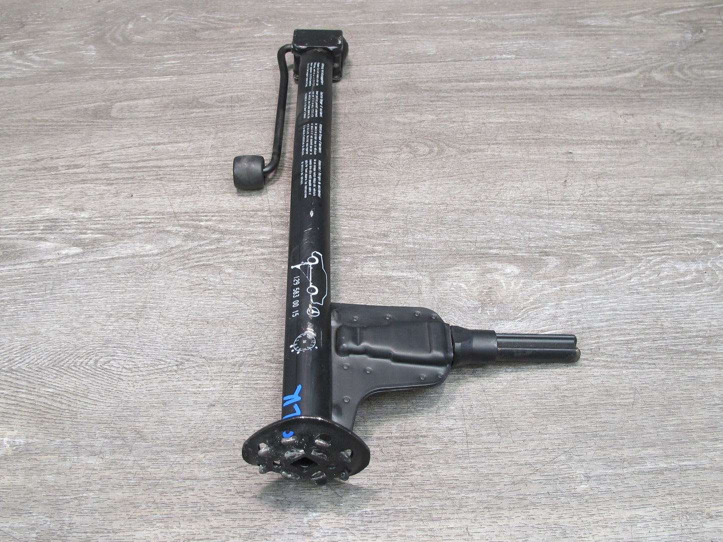 03-12 Mercedes R230 Sl-class Emergency Spare Tire Lift Jack & Wrench Set OEM
