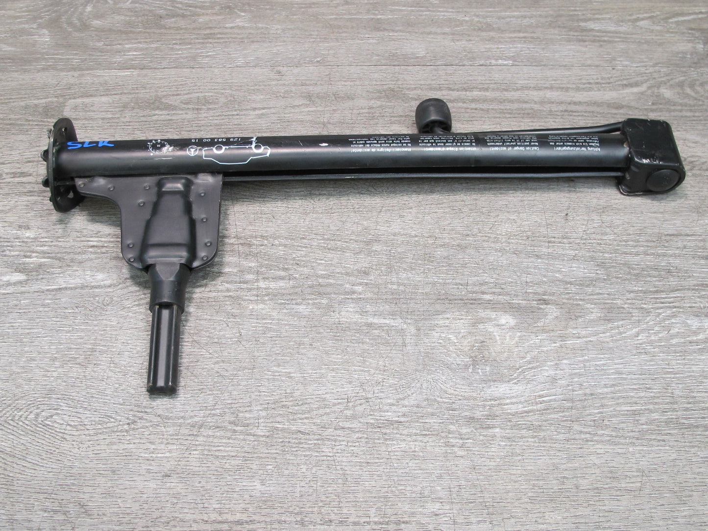 03-12 Mercedes R230 Sl-class Emergency Spare Tire Lift Jack & Wrench Set OEM