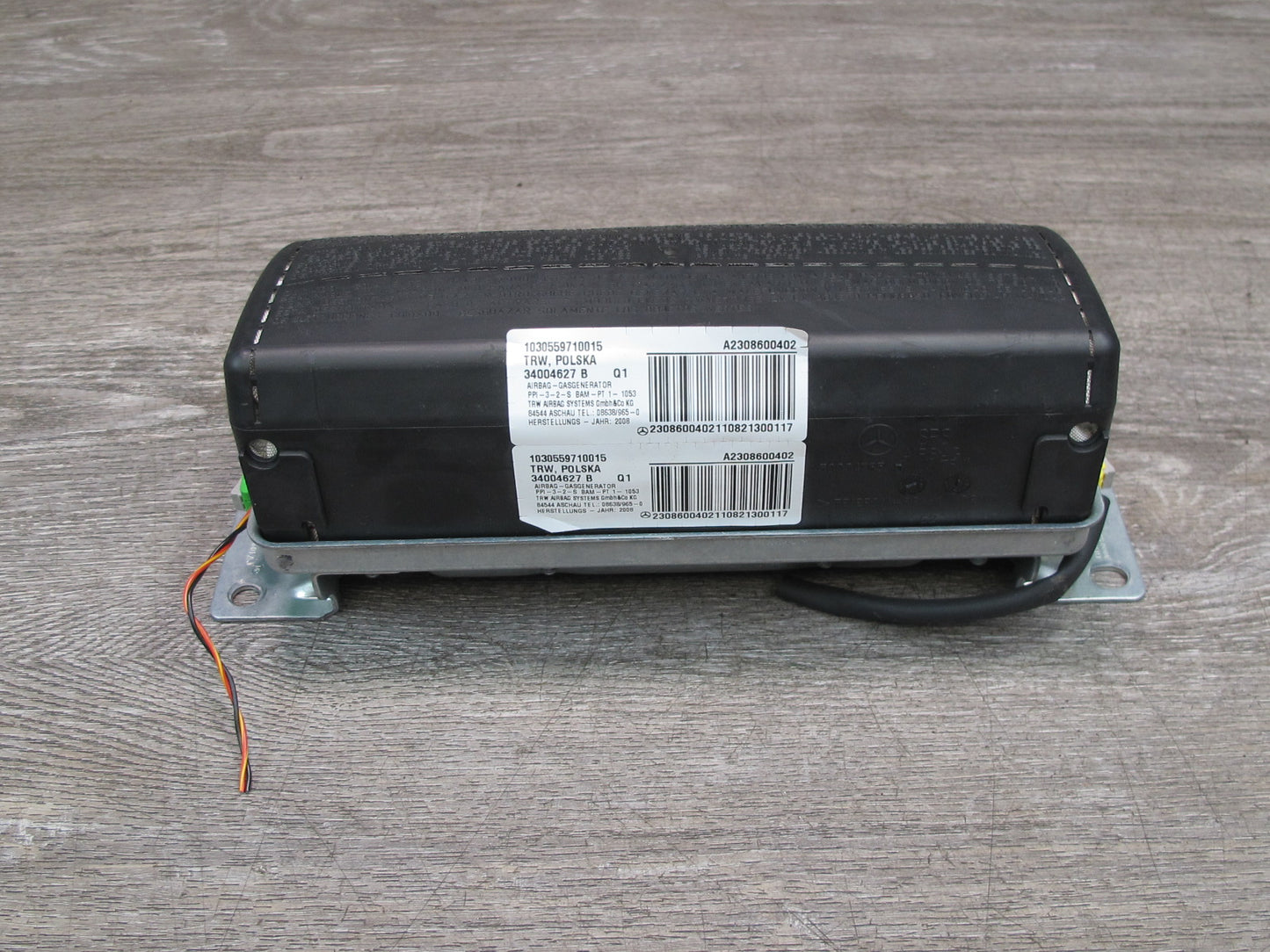 03-12 MERCEDES R230 SL-CLASS FRONT RIGHT PASSENGER SIDE DASH SRS AIRBAG A2308600402 OEM