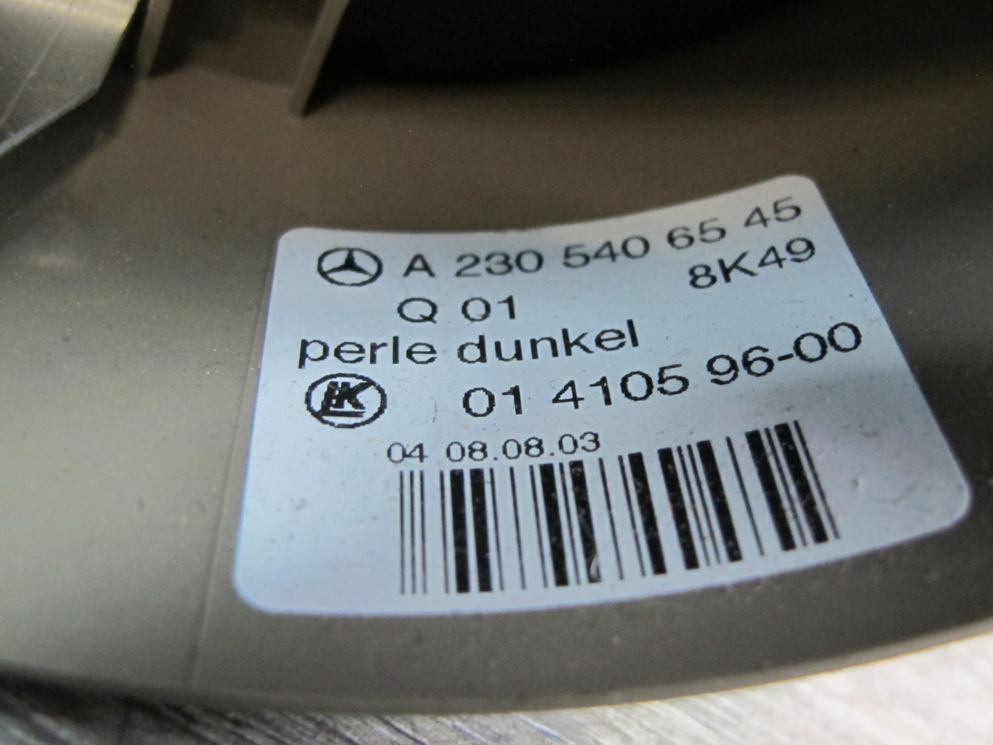 07-12 MERCEDES R230 SL-CLASS STEERING COLUMN MULTI SWITCH CLOCK SPRING A0004641218 OEM