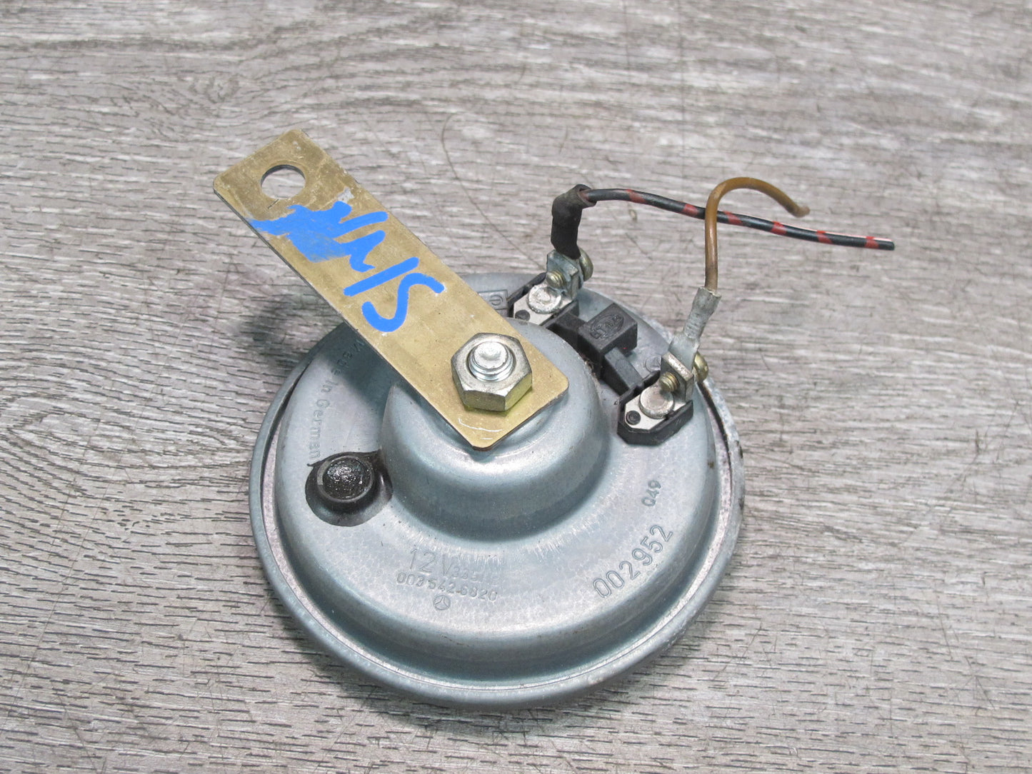 86-91 Mercedes W126 Anti Theft Alarm Horn Siren Signal 0035426820 OEM